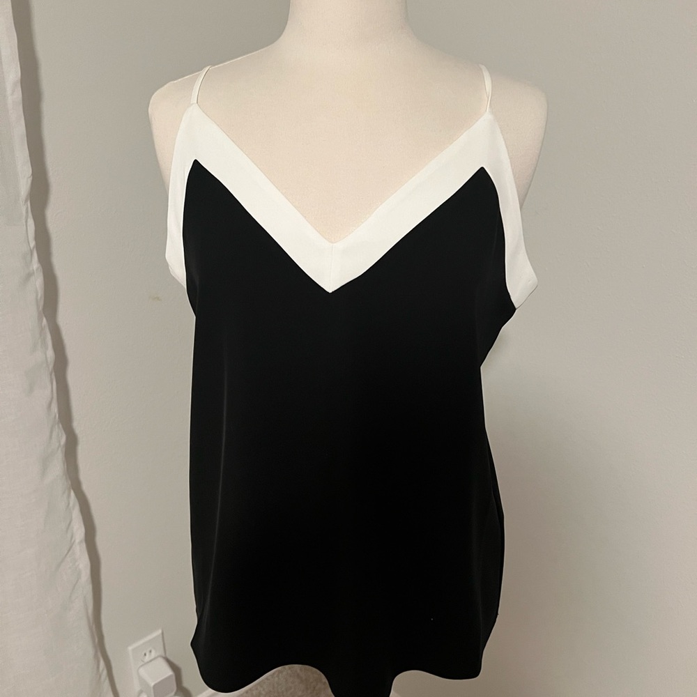 Calvin Klein black and white tank top